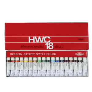 홀베인 HWC 수채화물감 18색세트 (5ml) W403