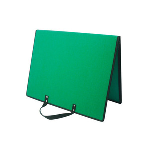 벨크로보드 학습자료 삼각자료판 지퍼 초록