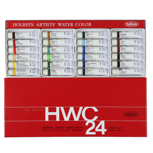 홀베인 HWC 수채화물감 24색세트 (5ml) W405