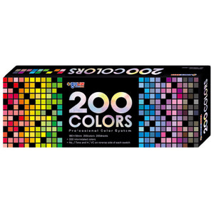 종이나라 200색 색상표 (180×58mm / 200색 200매 / 120g/㎡)
