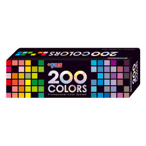 종이나라 200색 색상표 (110×30mm/200색 200매/120g/㎡)