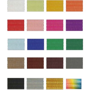 웨이브골판지 2절 색상선택-10장이상 구매가능