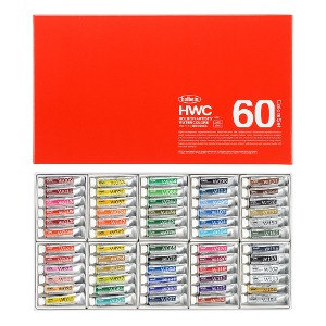 홀베인 HWC 수채화물감 60색세트 (5ml) W411
